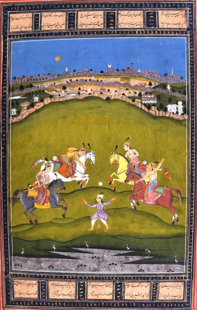 Chand Bibi Playing Polo by Unbekannt Unbekannt